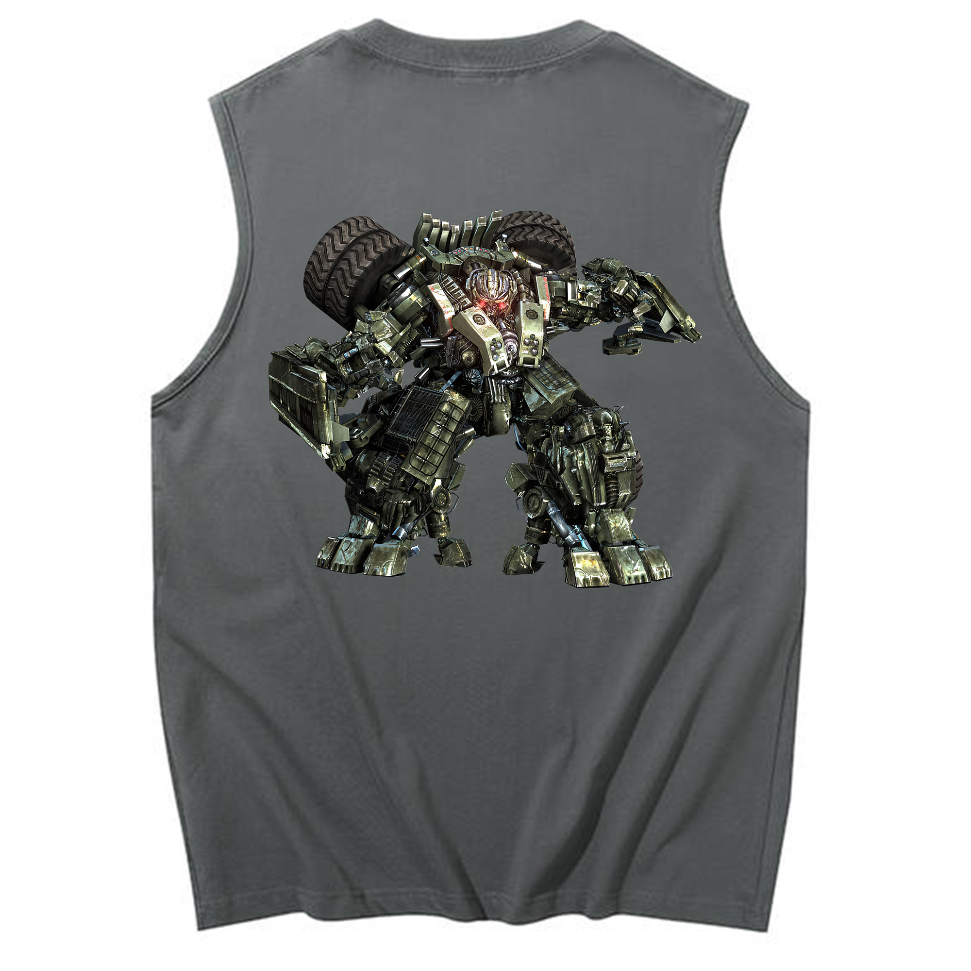 （画像用） Transformers トランスフォーマー コットン100％タンクトップ（背面プリント）